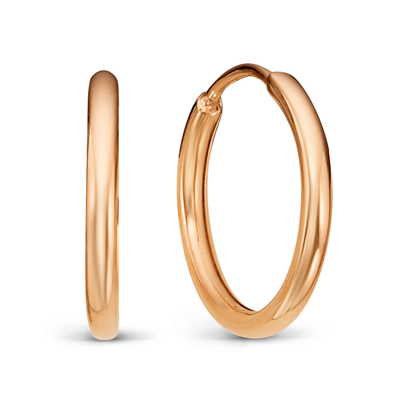 Серьги из красного золота Ювелирное изделие - Серьги из красного золота в магазине Best-Gold 124963