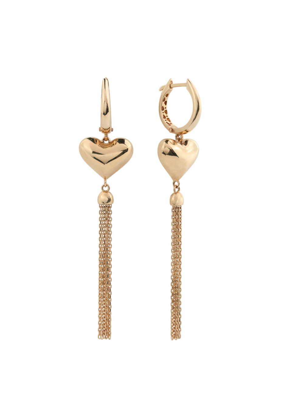 Серьги из красного золота