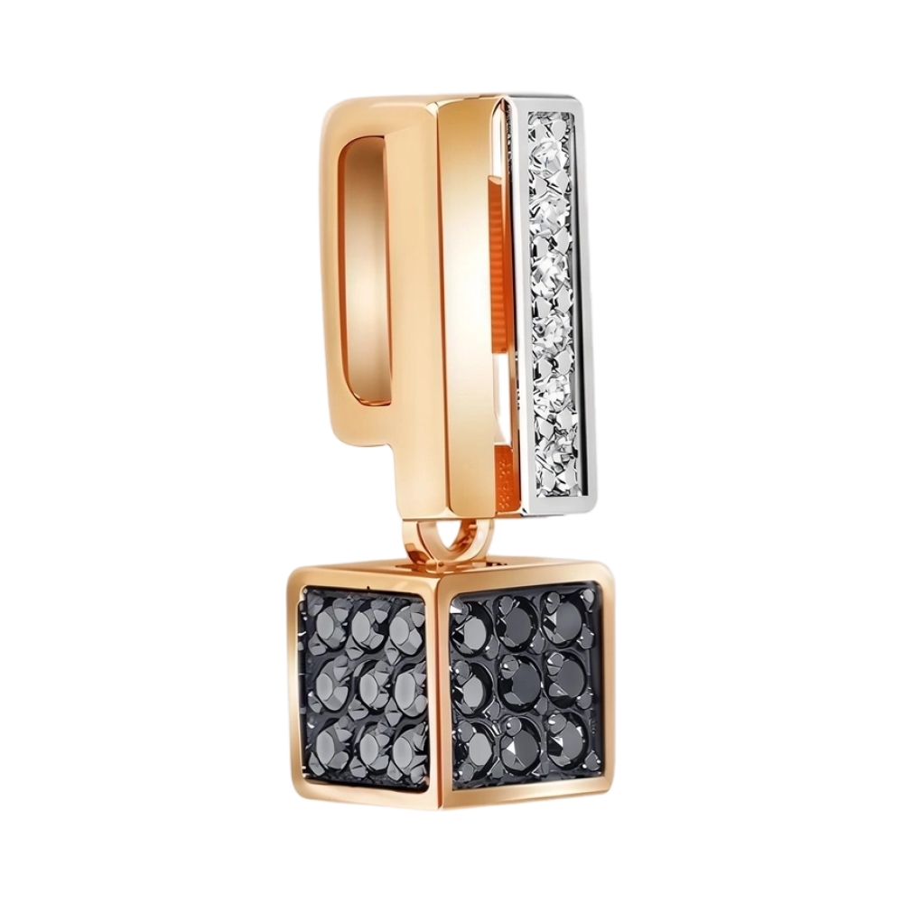 Подвеска из красного золота с бриллиантами Ювелирное изделие - Подвеска из красного золота с бриллиантами в магазине Best-Gold 151922