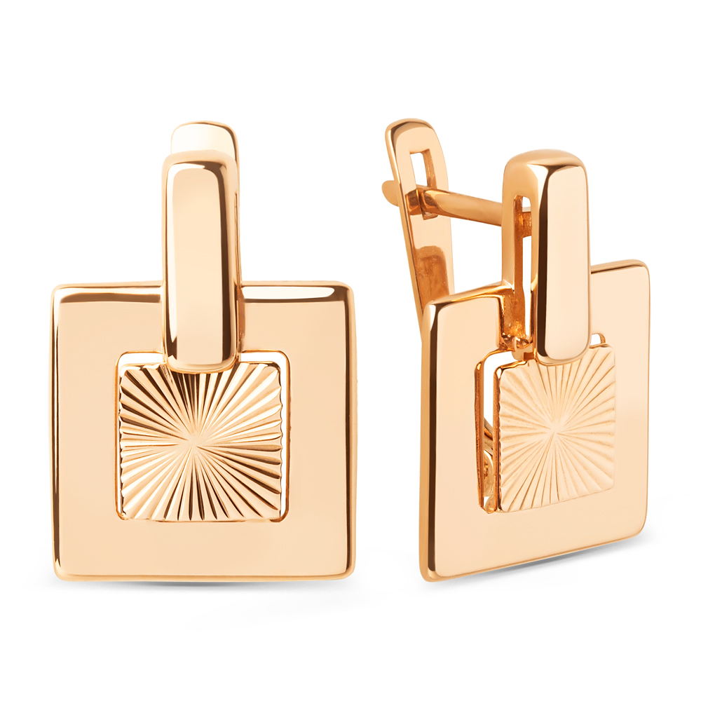 Серьги из красного золота Ювелирное изделие - Серьги из красного золота в магазине Best-Gold 151564