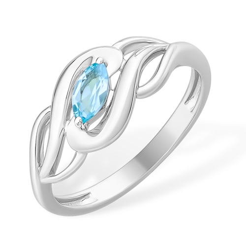 Кольцо из серебра с топазом Ювелирное изделие - Кольцо из серебра с топазом в магазине Best-Gold 127740
