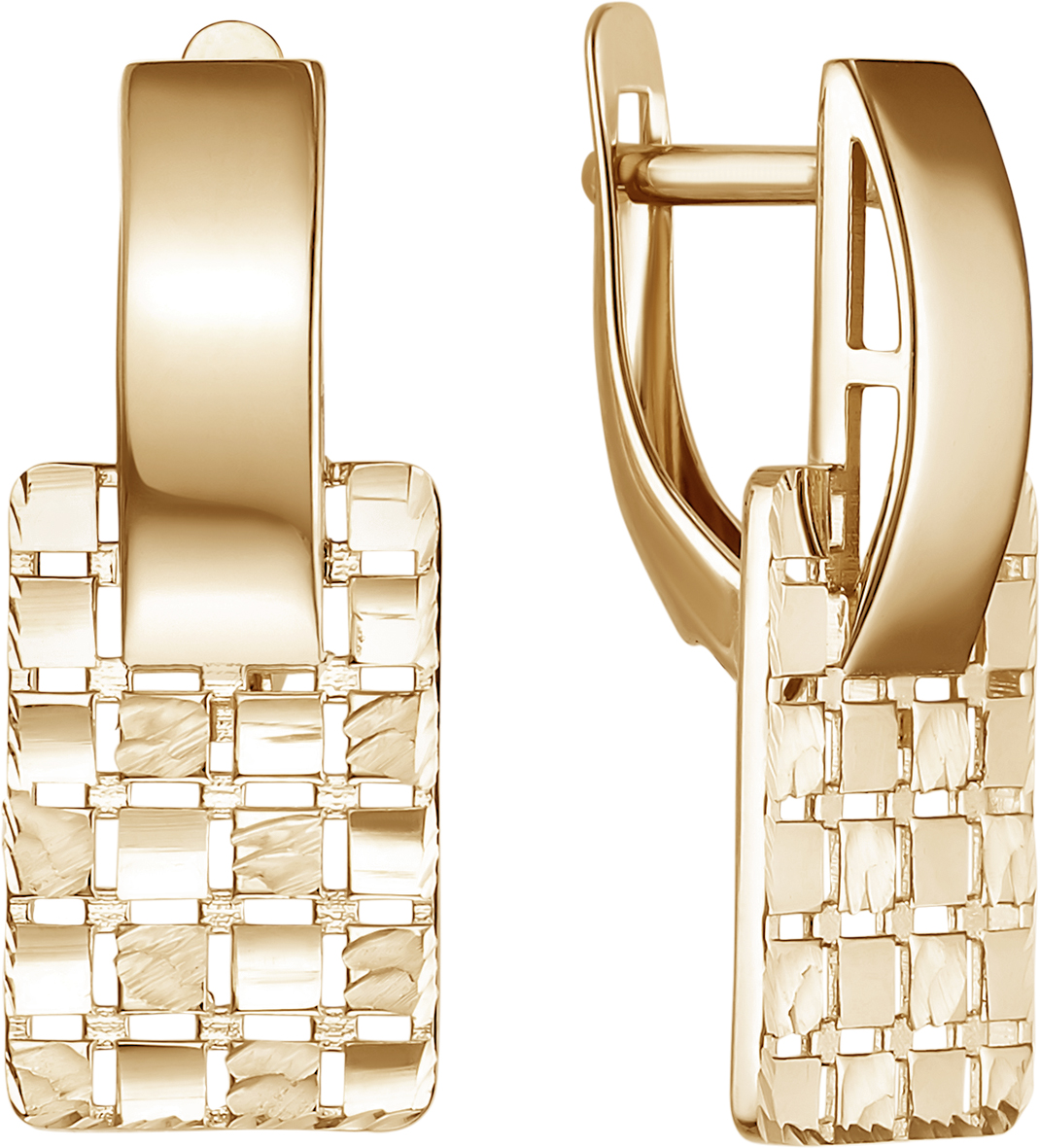 Серьги из красного золота Ювелирное изделие - Серьги из красного золота в магазине Best-Gold 129336