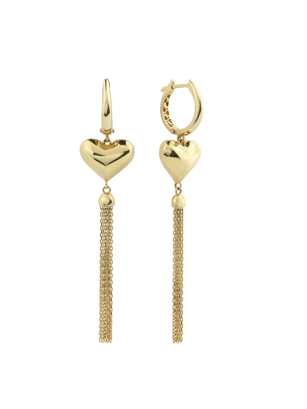 Серьги из желтого золота