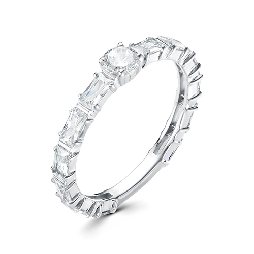 Кольцо из серебра с фианитами Ювелирное изделие - Кольцо из серебра с фианитами в магазине Best-Gold 022463