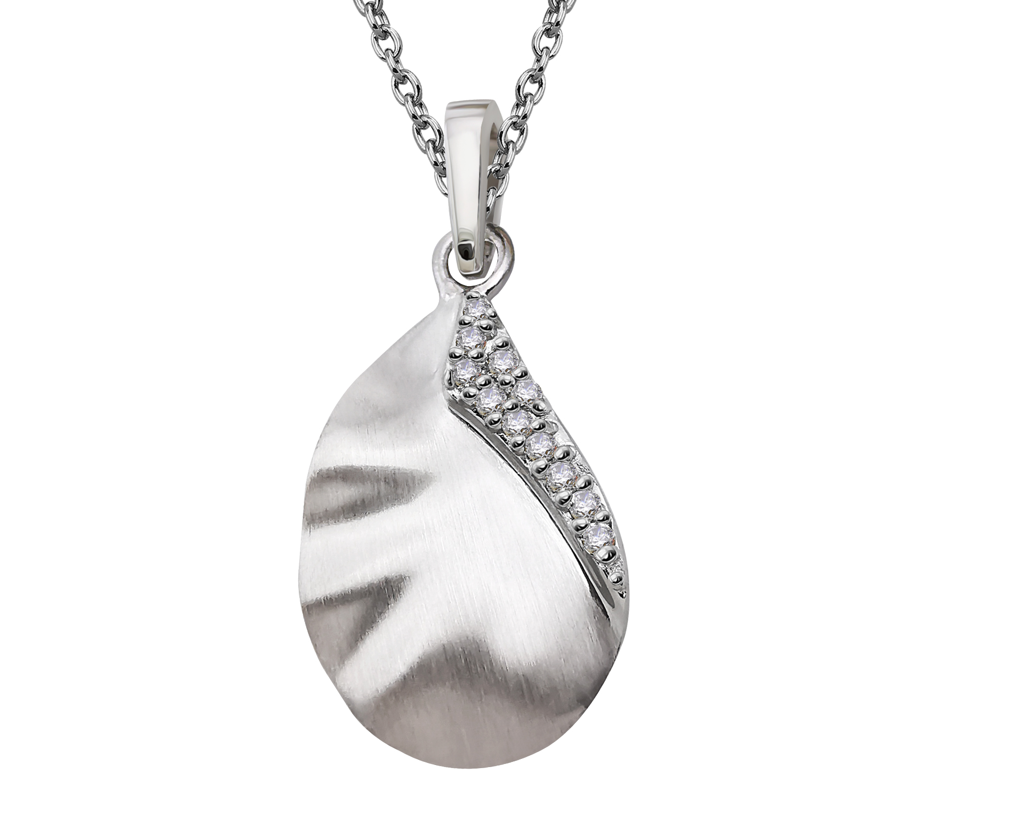 Подвеска из серебра с белым топазом Ювелирное изделие - Подвеска из серебра с белым топазом в магазине Best-Gold 149829