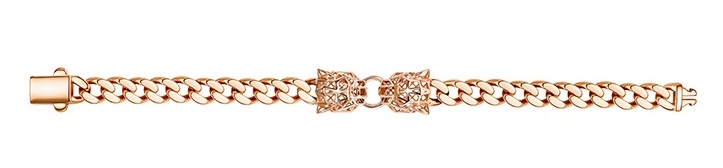 Браслет из красного золота с изумрудами Ювелирное изделие - Браслет из красного золота с изумрудами в магазине Best-Gold 130972