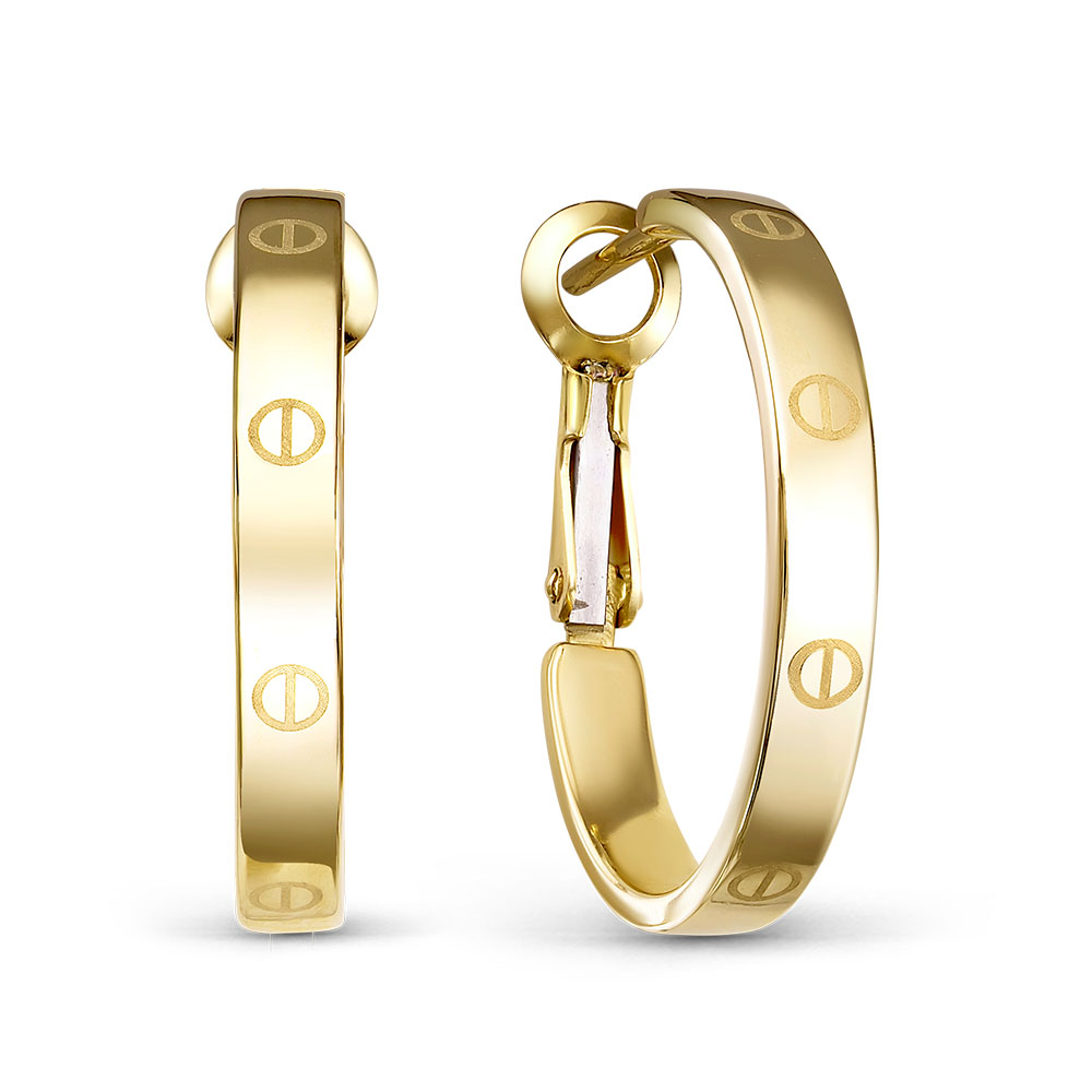 Серьги из желтого золота