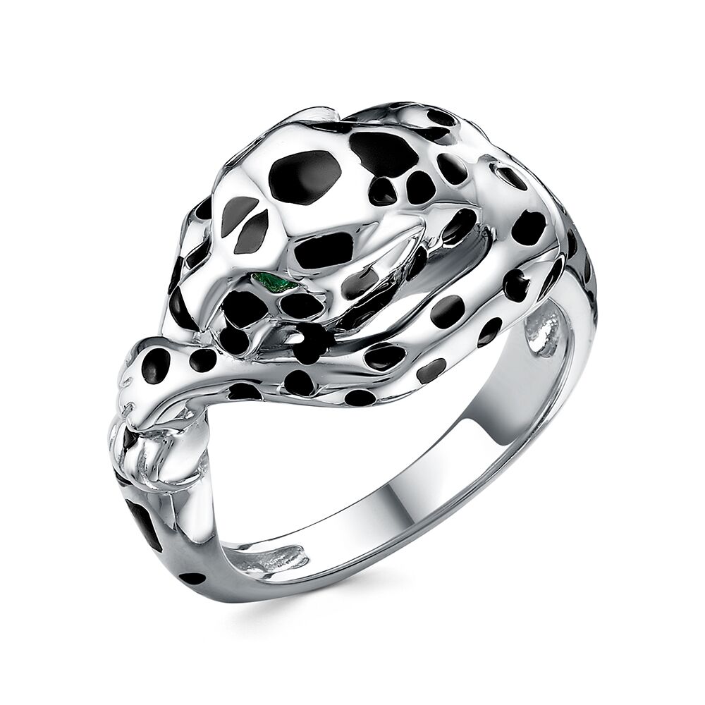 Кольцо из серебра с цирконами Ювелирное изделие - Кольцо из серебра с цирконами в магазине Best-Gold 142468