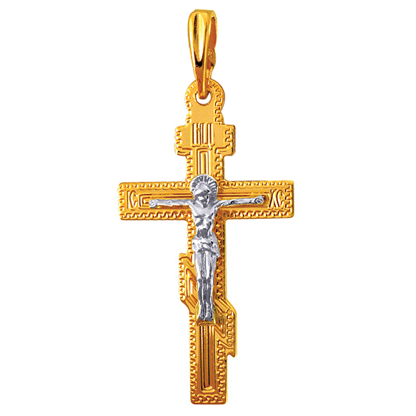 Крест из красного золота Ювелирное изделие - Крест из красного золота в магазине Best-Gold 131088