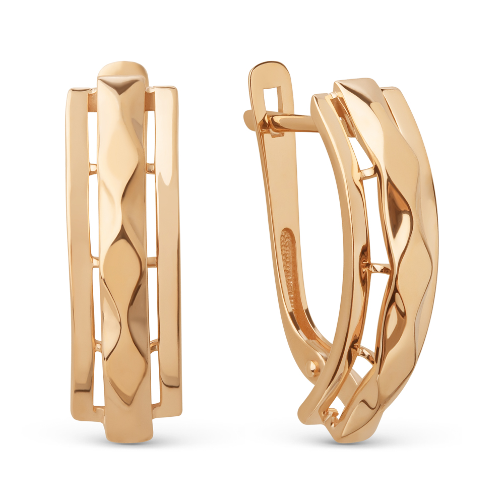 Серьги из красного золота Ювелирное изделие - Серьги из красного золота в магазине Best-Gold 140395