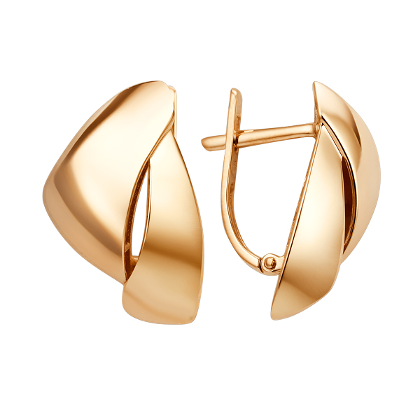 Серьги из красного золота Ювелирное изделие - Серьги из красного золота в магазине Best-Gold 063875