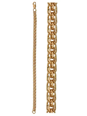 Браслет из красного золота, плетение Гарибальди Ювелирное изделие - Браслет из красного золота, плетение Гарибальди в магазине Best-Gold 060711