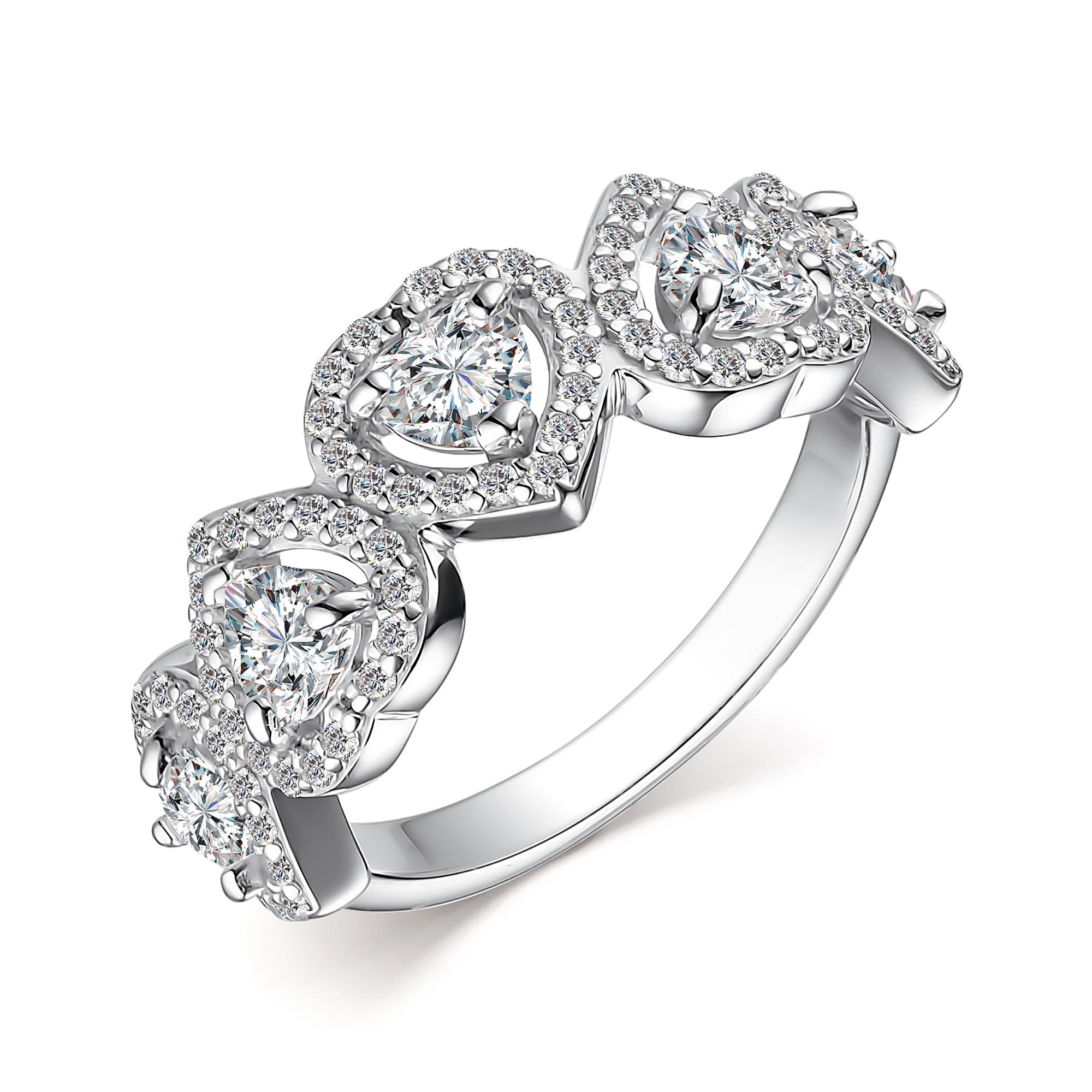 Кольцо из серебра с фианитом Ювелирное изделие - Кольцо из серебра с фианитом в магазине Best-Gold 043081