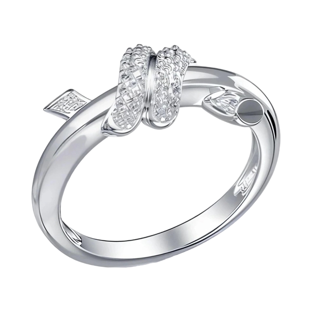 Кольцо из серебра с фианитами Ювелирное изделие - Кольцо из серебра с фианитами в магазине Best-Gold 146904