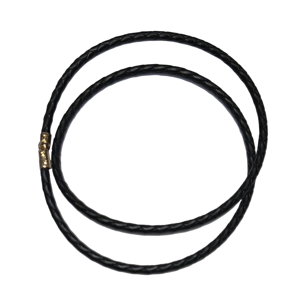 Ювелирное изделие - Шнур кожаный с красным золотом в магазине Best-Gold 081454