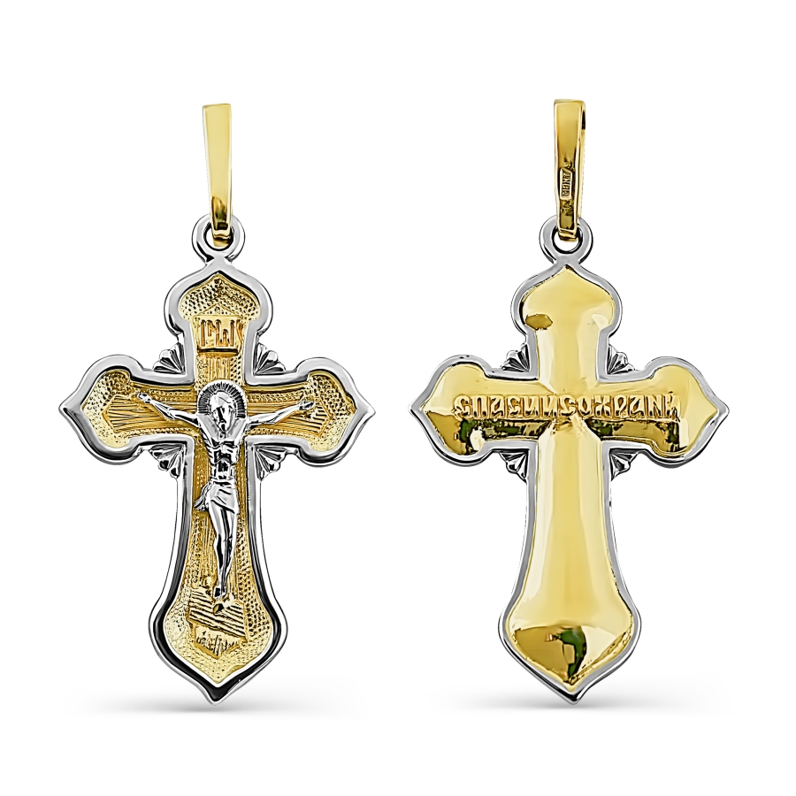 Крест в желтом золоте Ювелирное изделие - Крест в желтом золоте в магазине Best-Gold 131320