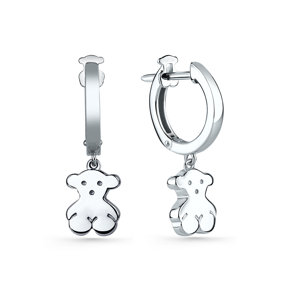 Серьги из серебра с эмалью Ювелирное изделие - Серьги из серебра с эмалью в магазине Best-Gold 141381