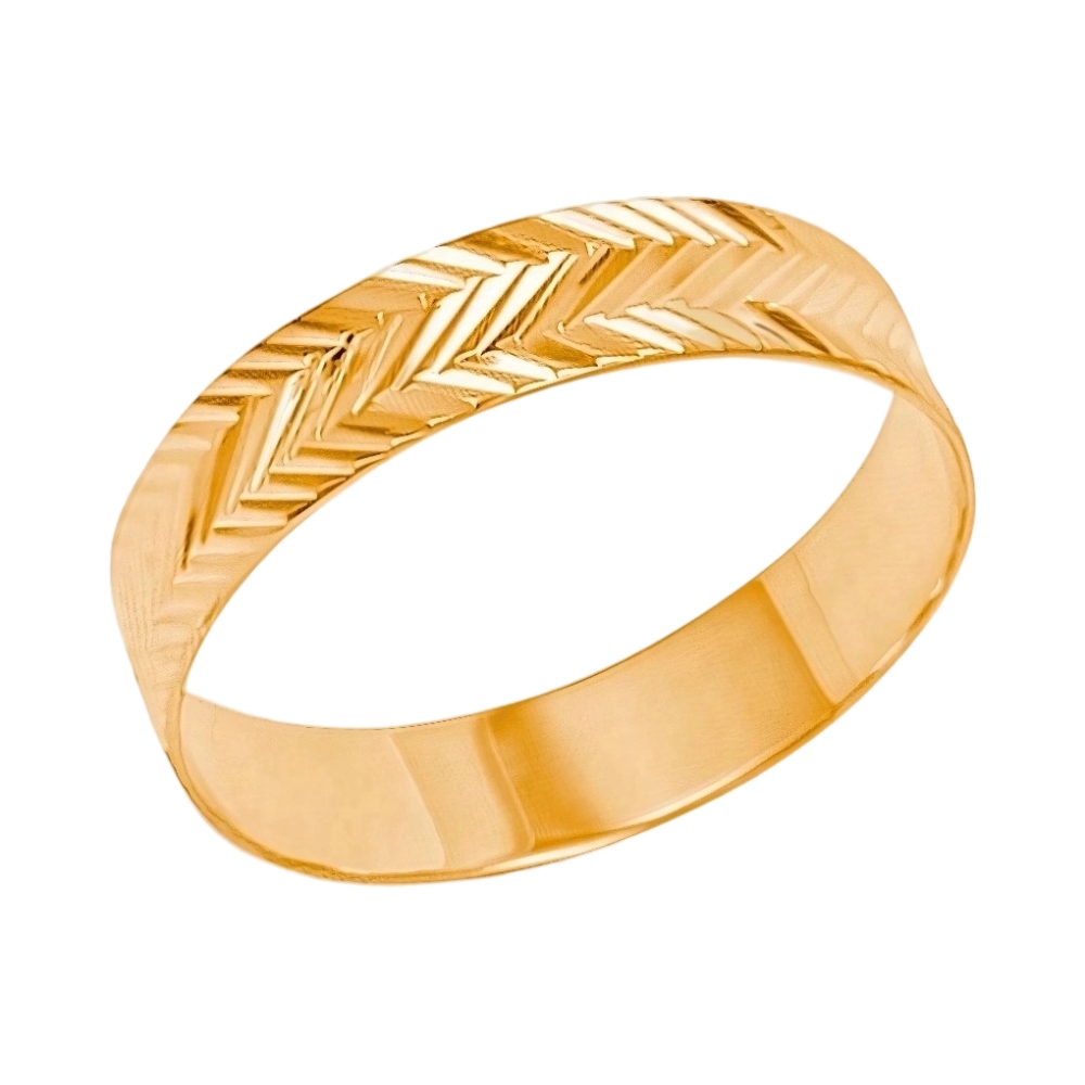 Ювелирное изделие - Обручальное кольцо из красного золота в магазине Best-Gold 109419