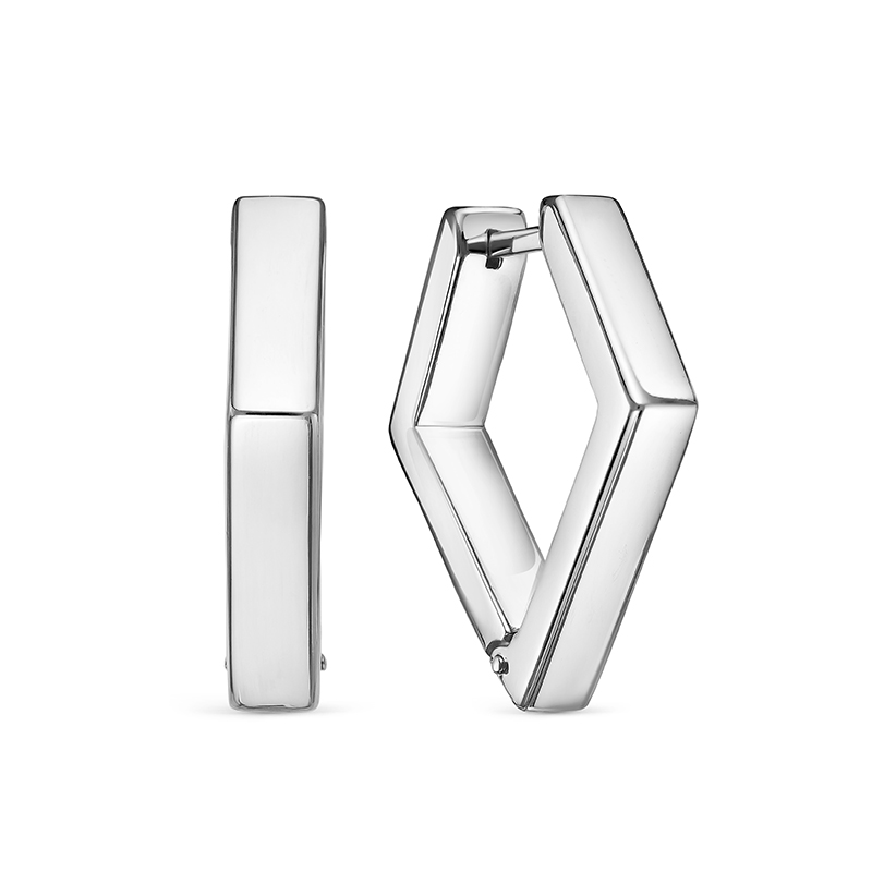 Серьги из белого золота Ювелирное изделие - Серьги из белого золота в магазине Best-Gold 149294