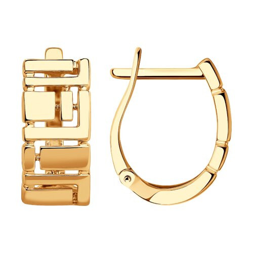 Ювелирное изделие - Серьги из красного золота в магазине Best-Gold 104517