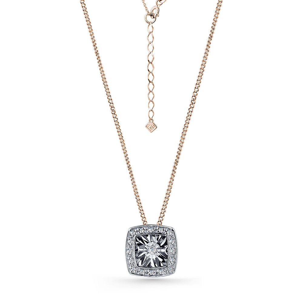 Ювелирное изделие - Колье из желтого золота с бриллиантами в магазине Best-Gold 134000