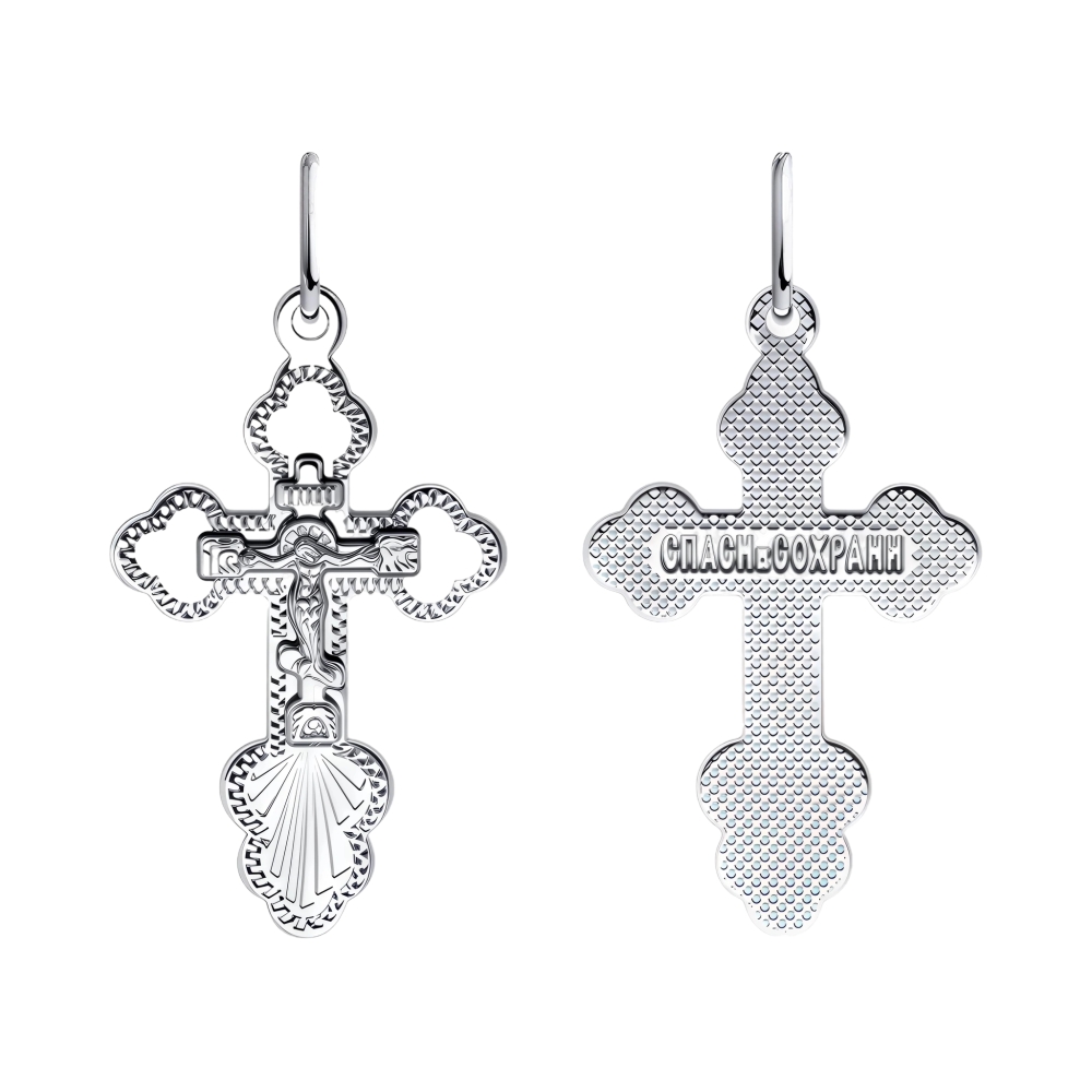 Ювелирное изделие - Крест из серебра в магазине Best-Gold 151888