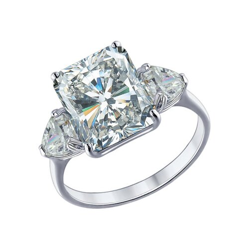 Кольцо из серебра с  фианитами Ювелирное изделие - Кольцо из серебра с  фианитами в магазине Best-Gold 079710