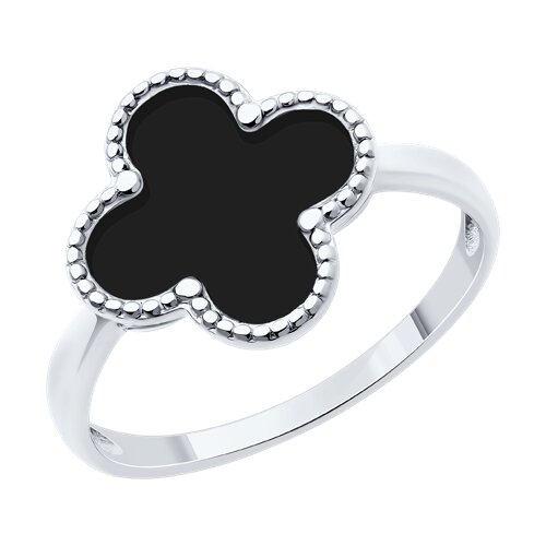 Кольцо из серебра с эмалью Ювелирное изделие - Кольцо из серебра с эмалью в магазине Best-Gold 141218