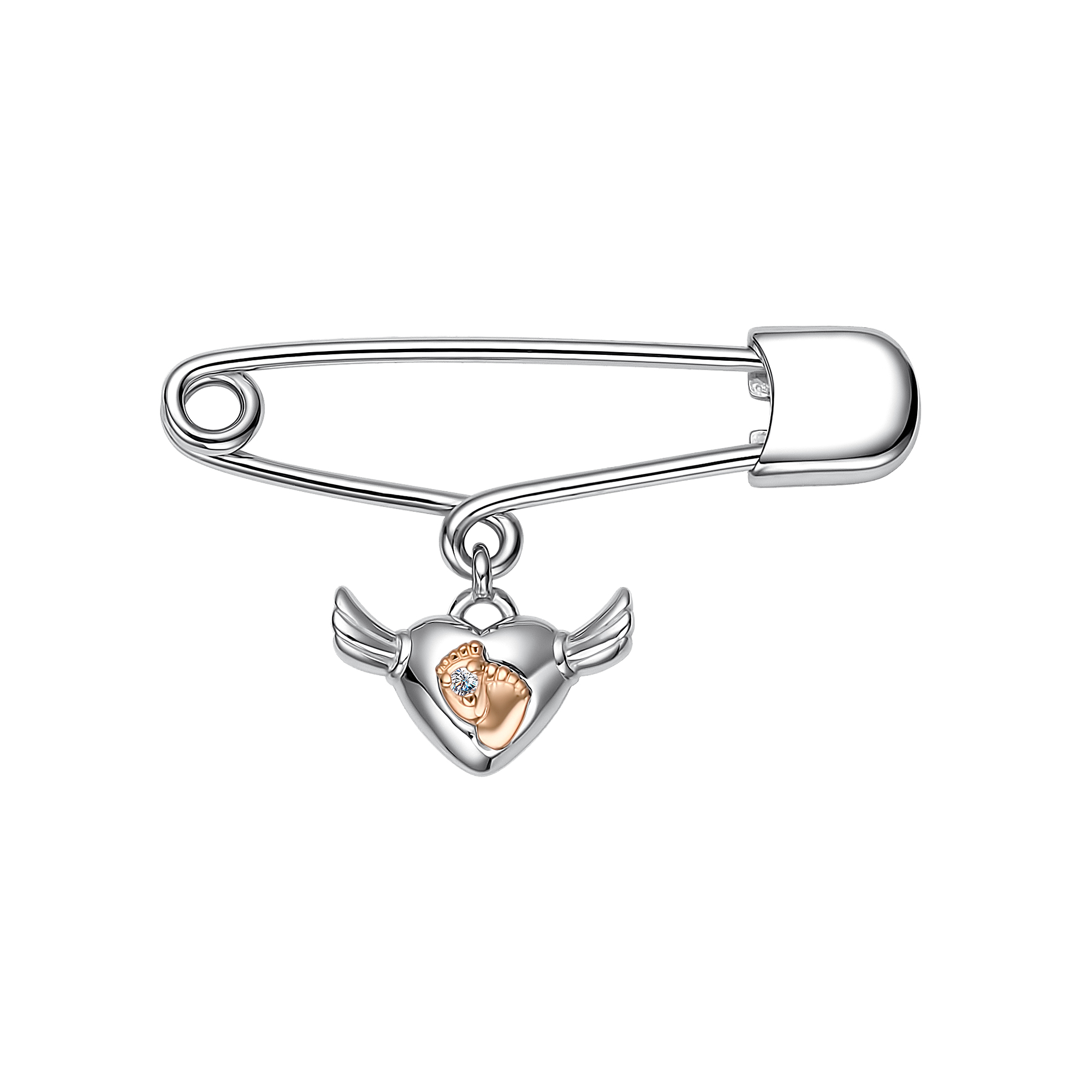 Булавка из серебра с бриллиантом Ювелирное изделие - Булавка из серебра с бриллиантом в магазине Best-Gold 125513