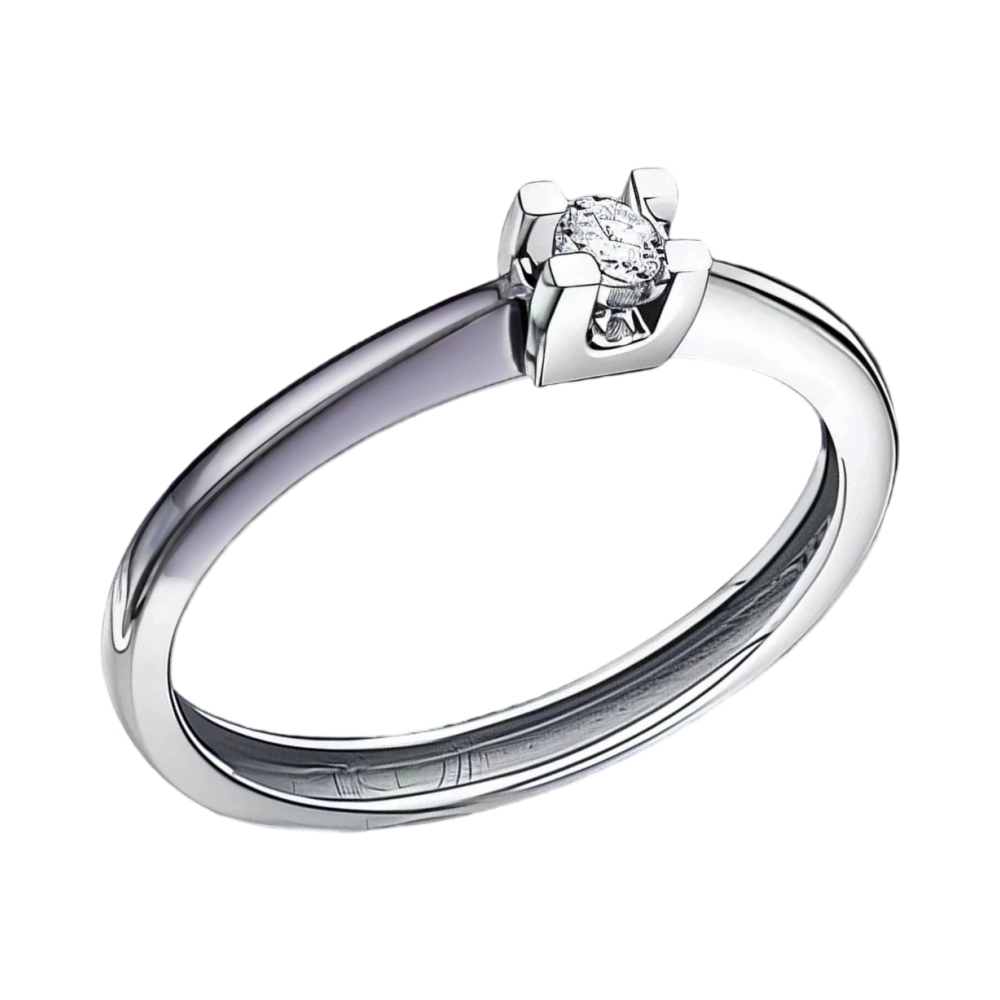 Кольцо из белого золота с бриллиантами Ювелирное изделие - Кольцо из белого золота с бриллиантами в магазине Best-Gold 144354