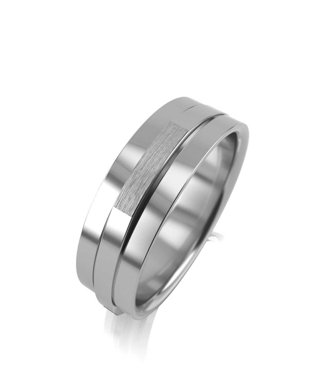 Обручальное кольцо из белого золота Ювелирное изделие - Обручальное кольцо из белого золота в магазине Best-Gold 034537