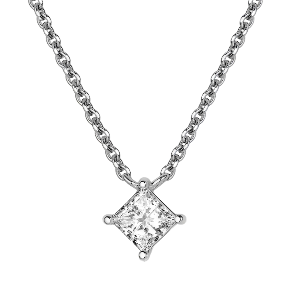 Ювелирное изделие - Колье из белого золота с бриллиантами в магазине Best-Gold 157026