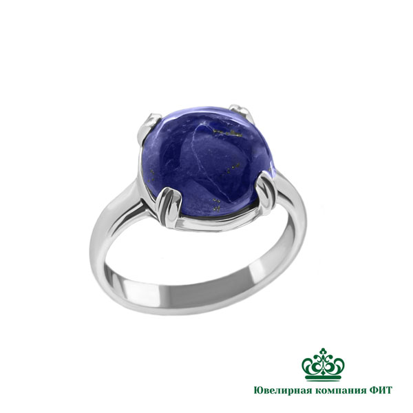 Кольцо из серебра с нефритом Ювелирное изделие - Кольцо из серебра с нефритом в магазине Best-Gold 153179