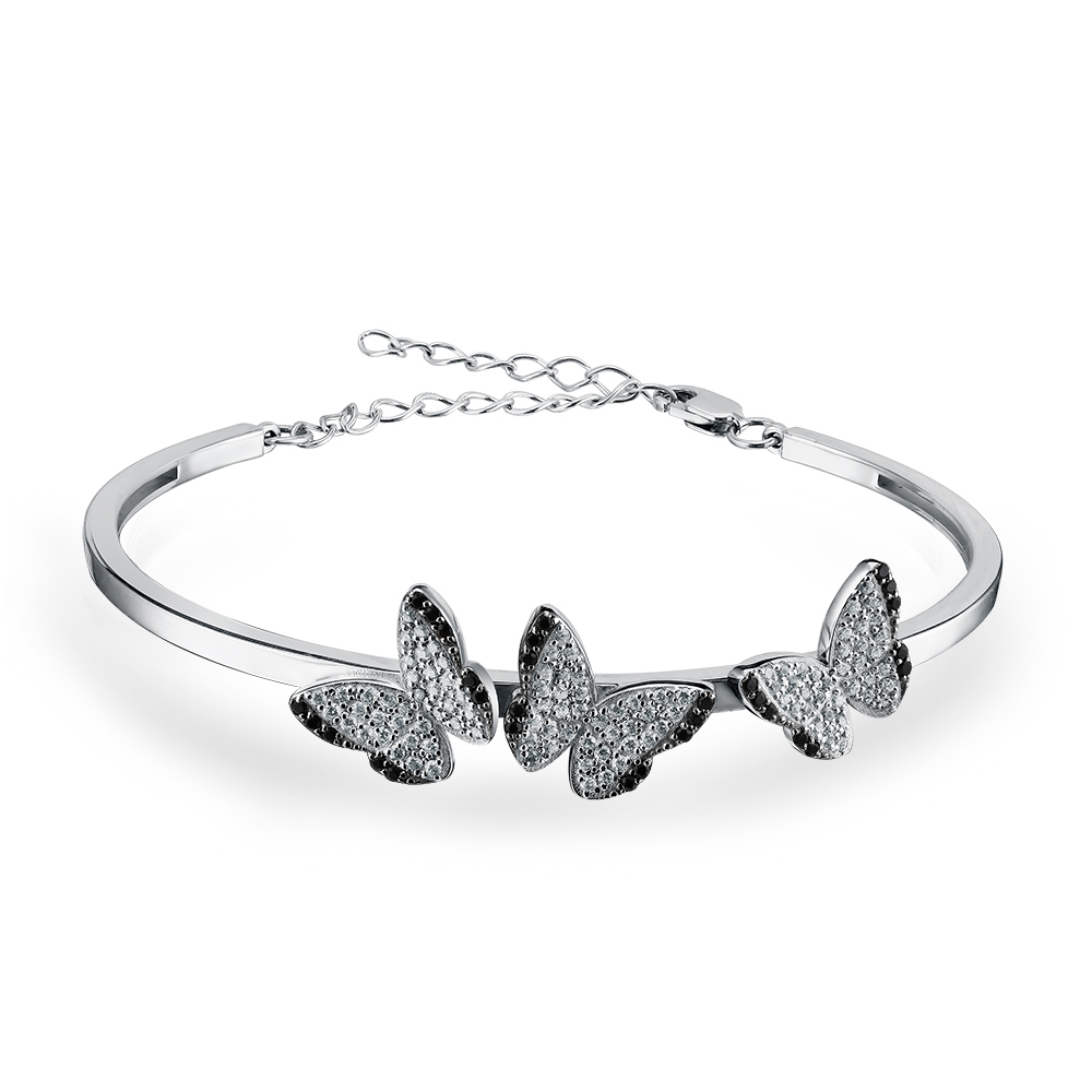 Браслет в серебре с фианитами Ювелирное изделие - Браслет в серебре с фианитами в магазине Best-Gold 127582