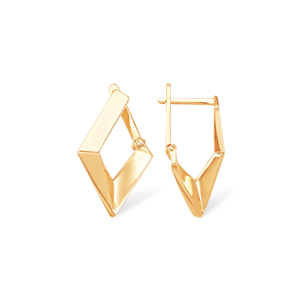 Ювелирное изделие - Серьги из красного золота в магазине Best-Gold 049096