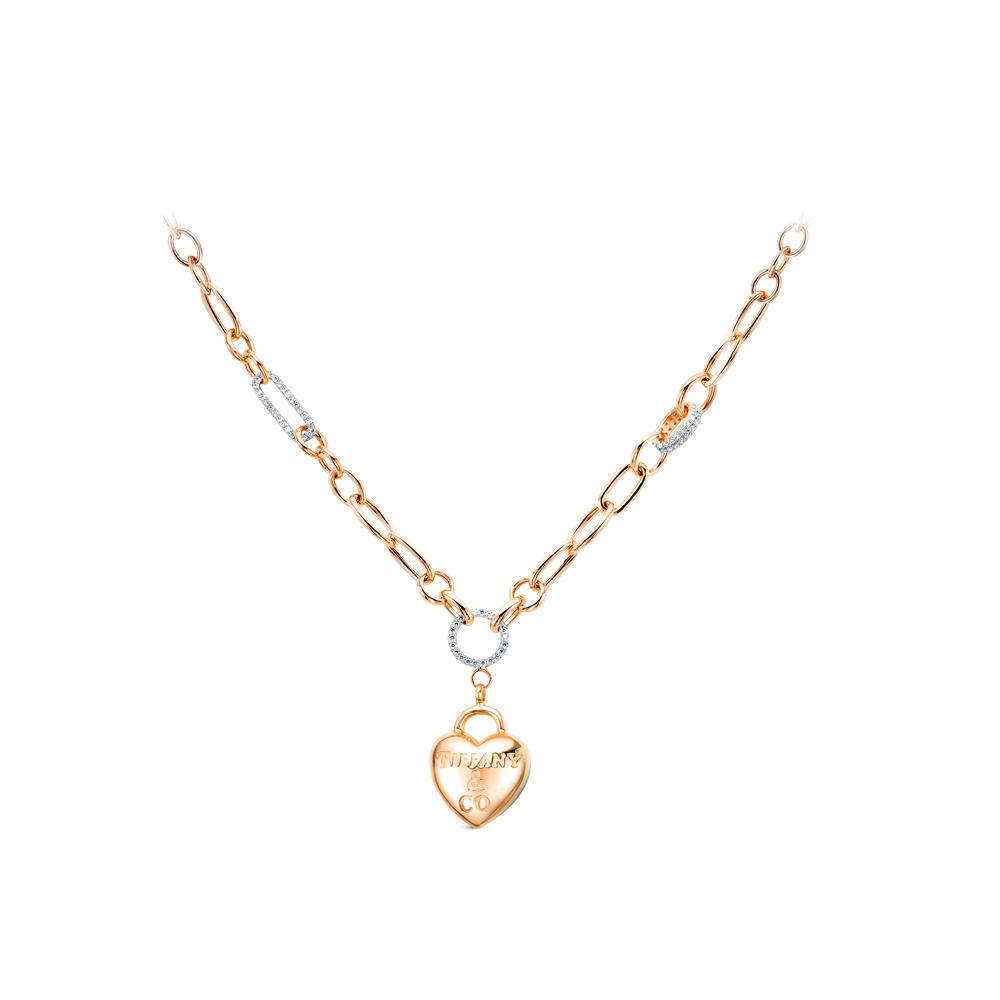 Колье из красного золота с фианитами Ювелирное изделие - Колье из красного золота с фианитами в магазине Best-Gold 144331