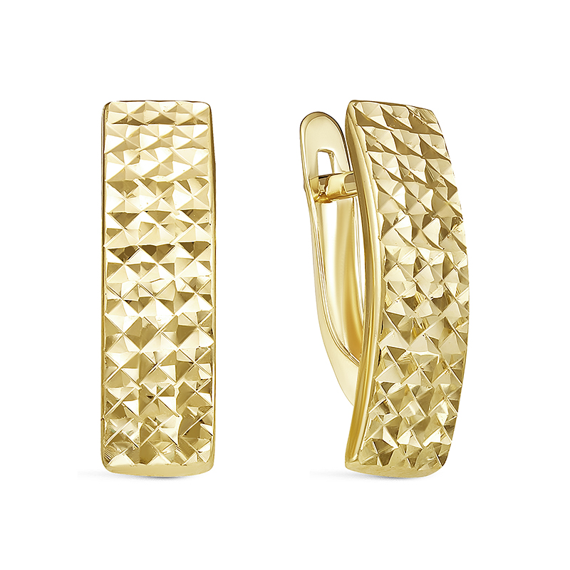 Серьги из жёлтого золота Ювелирное изделие - Серьги из жёлтого золота в магазине Best-Gold 128163