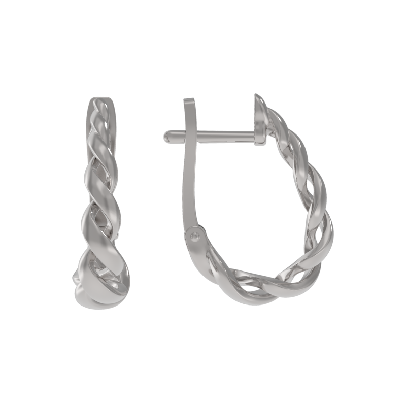 Серьги из серебра Ювелирное изделие - Серьги из серебра в магазине Best-Gold 127017