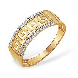 Ювелирное изделие - Кольцо из красного золота с фианитами в магазине Best-Gold 116280