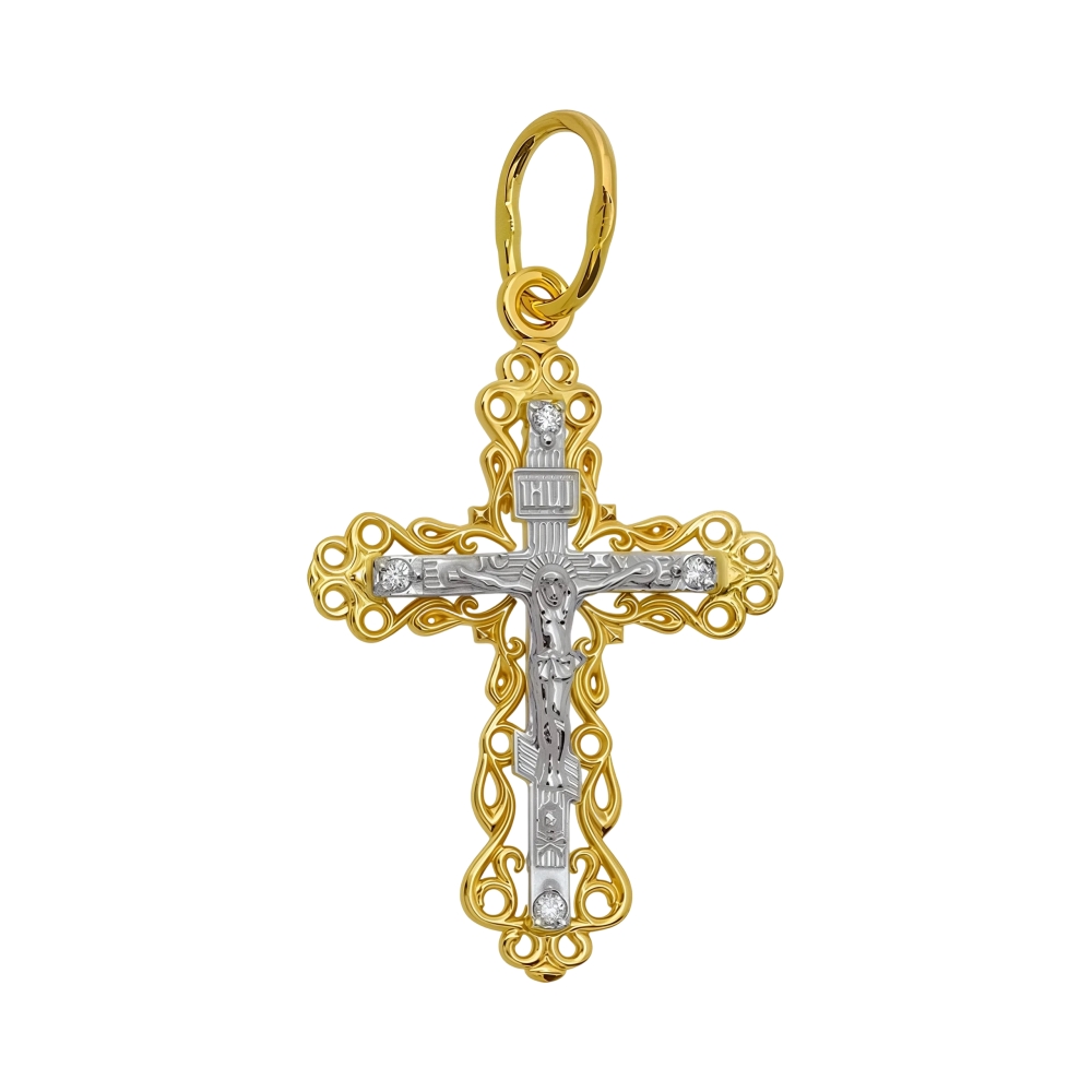 Крест из красного золота Ювелирное изделие - Крест из красного золота в магазине Best-Gold 155872