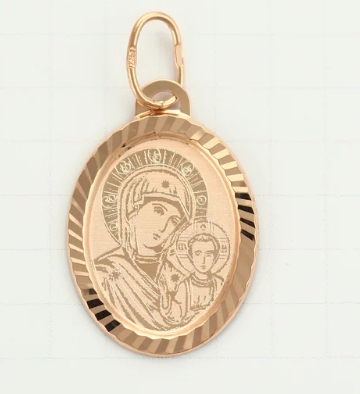 Подвеска из красного золота Ювелирное изделие - Подвеска из красного золота в магазине Best-Gold 069207