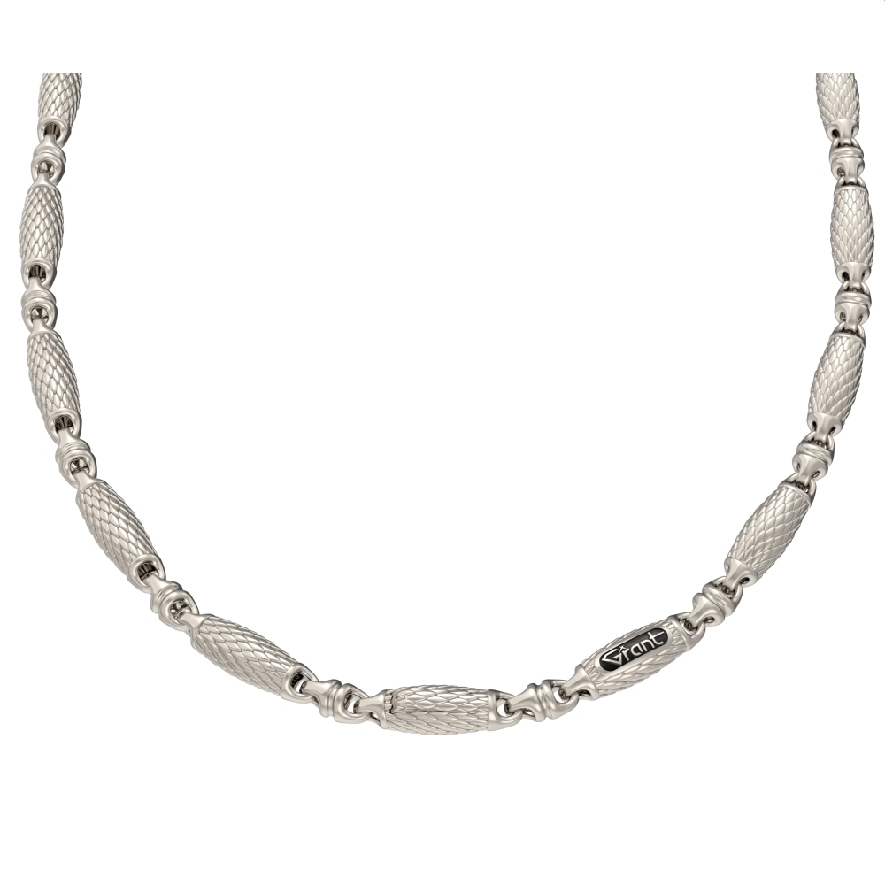 Цепь из белого золота с бриллиантами, фантазийное плетение Ювелирное изделие - Цепь из белого золота с бриллиантами, фантазийное плетение в магазине Best-Gold 132394