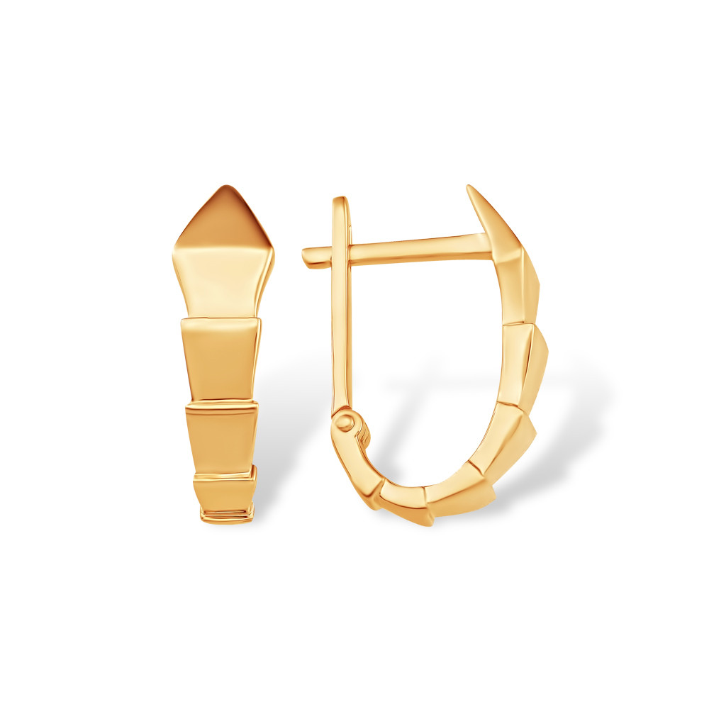 Ювелирное изделие - Серьги из красного золота в магазине Best-Gold 063416