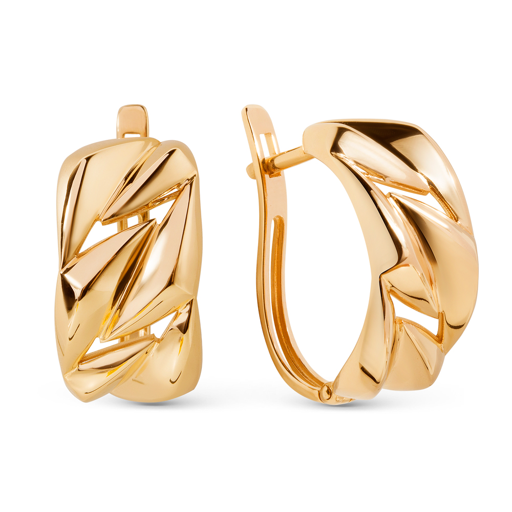 Ювелирное изделие - Серьги из красного золота в магазине Best-Gold 107151