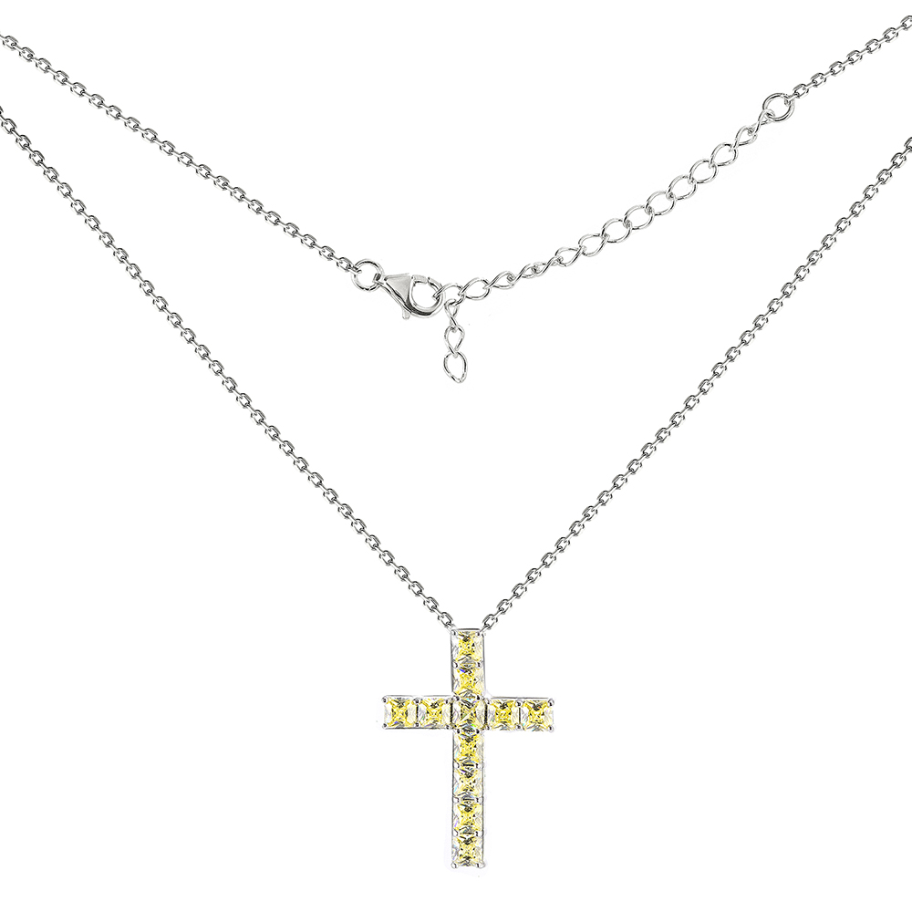 Колье из серебра с фианитами Ювелирное изделие - Колье из серебра с фианитами в магазине Best-Gold 086816