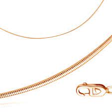 Ювелирное изделие - Цепь из красного золота, плетение Снейк в магазине Best-Gold 002428