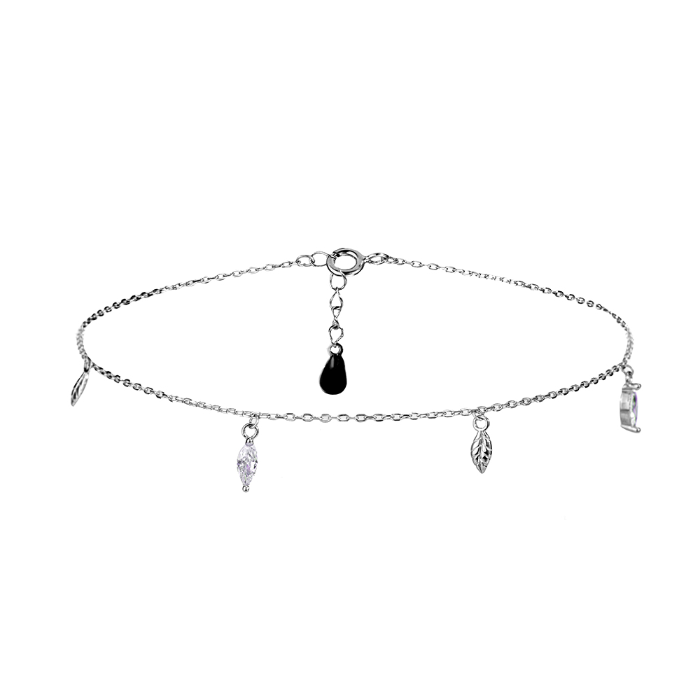 Браслет из серебра с цирконами Ювелирное изделие - Браслет из серебра с цирконами в магазине Best-Gold 155458