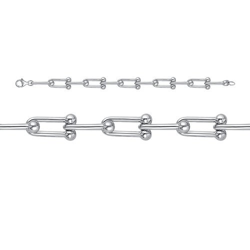 Ювелирное изделие - Браслет из серебра в магазине Best-Gold 033398