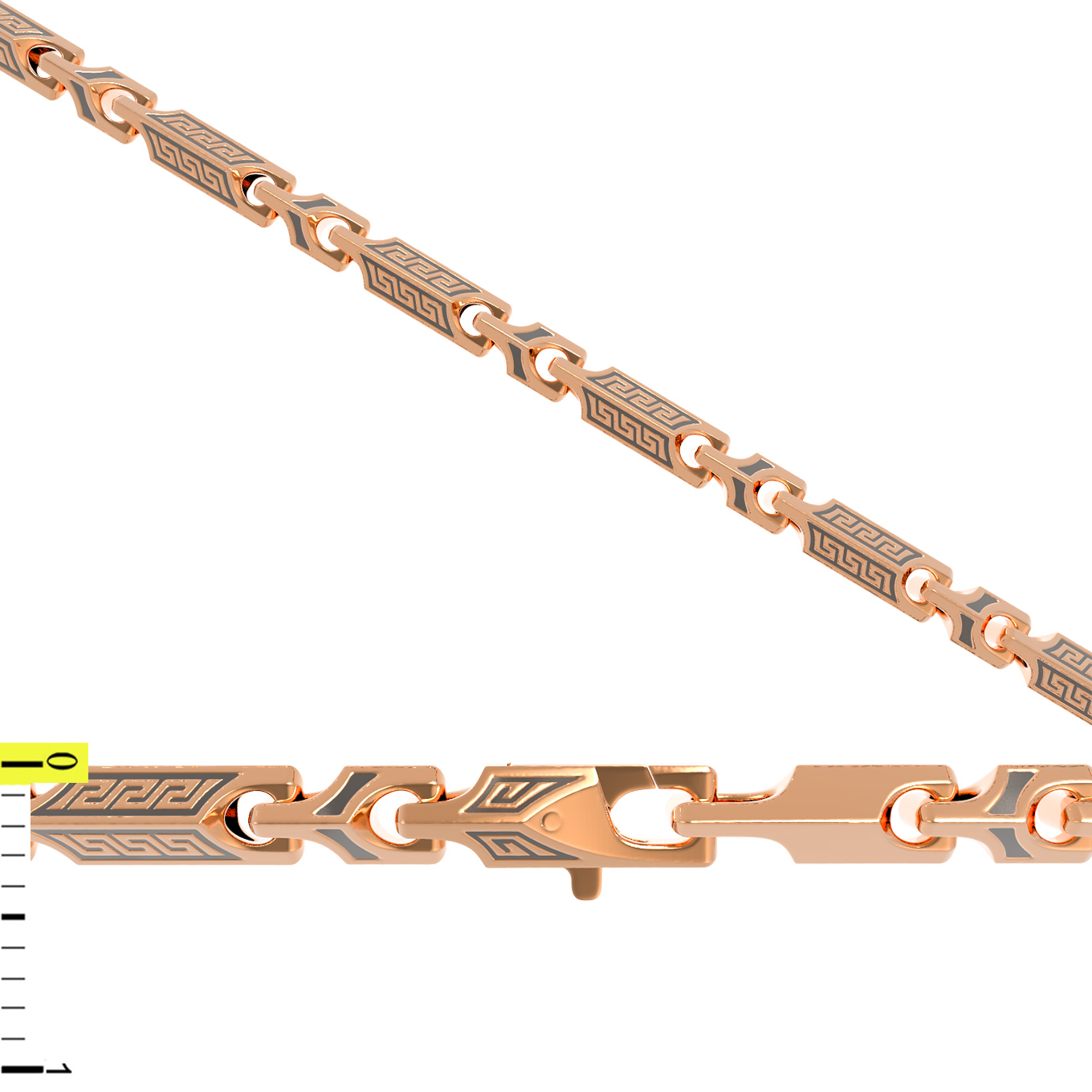 Цепь из красного золота Ювелирное изделие - Цепь из красного золота в магазине Best-Gold 155051