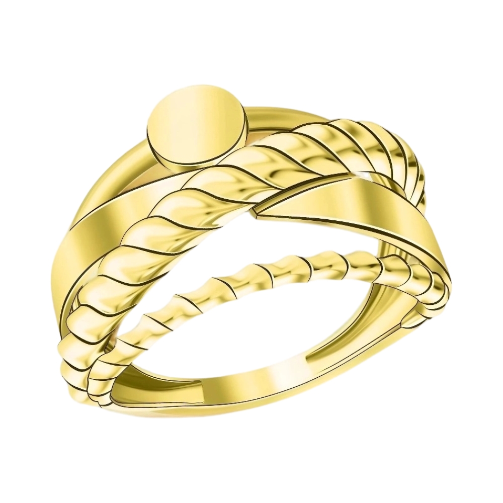 Ювелирное изделие - Кольцо из желтого золота в магазине Best-Gold 155966